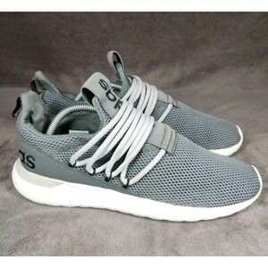 Adidas Mens Lite Racer Adapt 3.0 Gray Running Shoes Sneakers Size 9.5